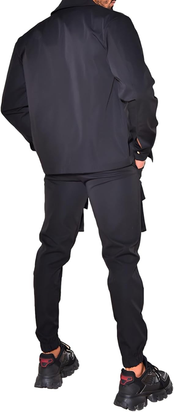 Men's Solid Color Tracksuit