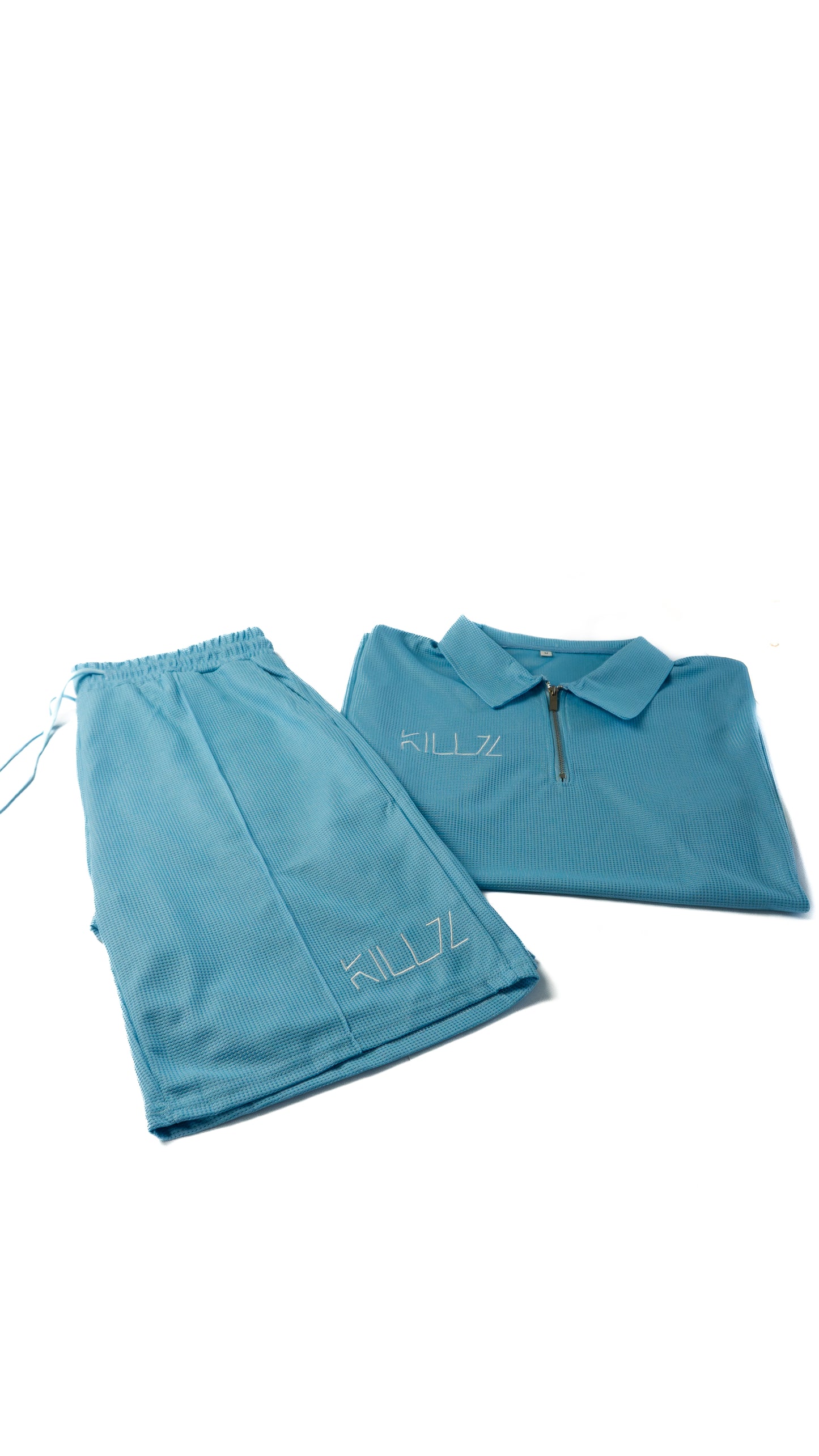 Men’s Contrast Zip Polo Set